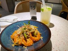 芝士蘑菇鲜虾意大利面-BE BRIGHT KITCHEN(正佳广场店)