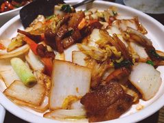 油渣炒高山娃娃菜-老阿爸鲜鱼土菜(昆山花桥店)