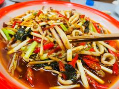 火爆紫苏小管-渔语鱼新川菜Bistro(万象天地店)