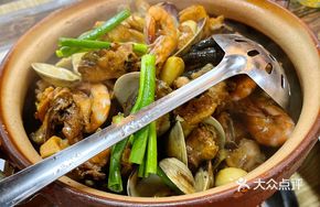 Abalone and Shrimp Chicken Stew