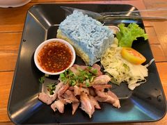 -蝶豆花蓝面条