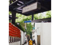 大门前的小巷子-胡雪岩故居