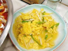 韭黄炒鸡蛋-老四川平头酸菜鱼(衙前店)