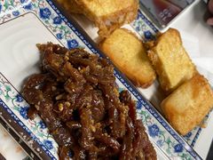 鸡蛋炸馒头片-大槐树烤肉馆