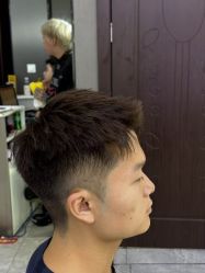 点击看大图 -藤野造型烫发染发