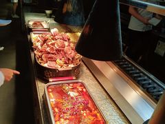 自助取餐区-鲜佰汇海鲜烤肉自助餐厅(银座商城泰安店)