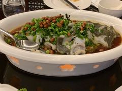 青椒小葱多宝鱼-泛太平洋大酒店·海天楼中餐厅·粤菜