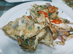 姜葱炒梭子蟹-梅子大排档
