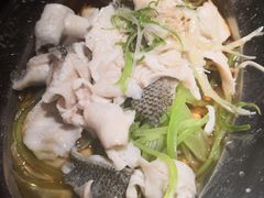 明火烤鲈鱼-绿茶餐厅(蓝色港湾店)