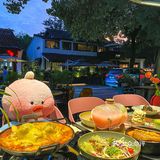 杭州西溪庭院式韩餐🍃云朵泡菜炒饭juju好次！