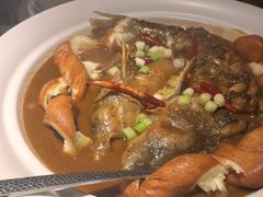 鲜烧江团鱼（配手工大麻花）-馋嘴猫北京食堂·烤鸭·宵夜(亚运村店)