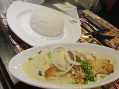 白咖喱猪扒饭-沙嗲王(加拿芬店)