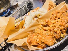 炸鸡翅一半一半-富乐满韩国正宗炸鸡韩国料理(虹泉路店)