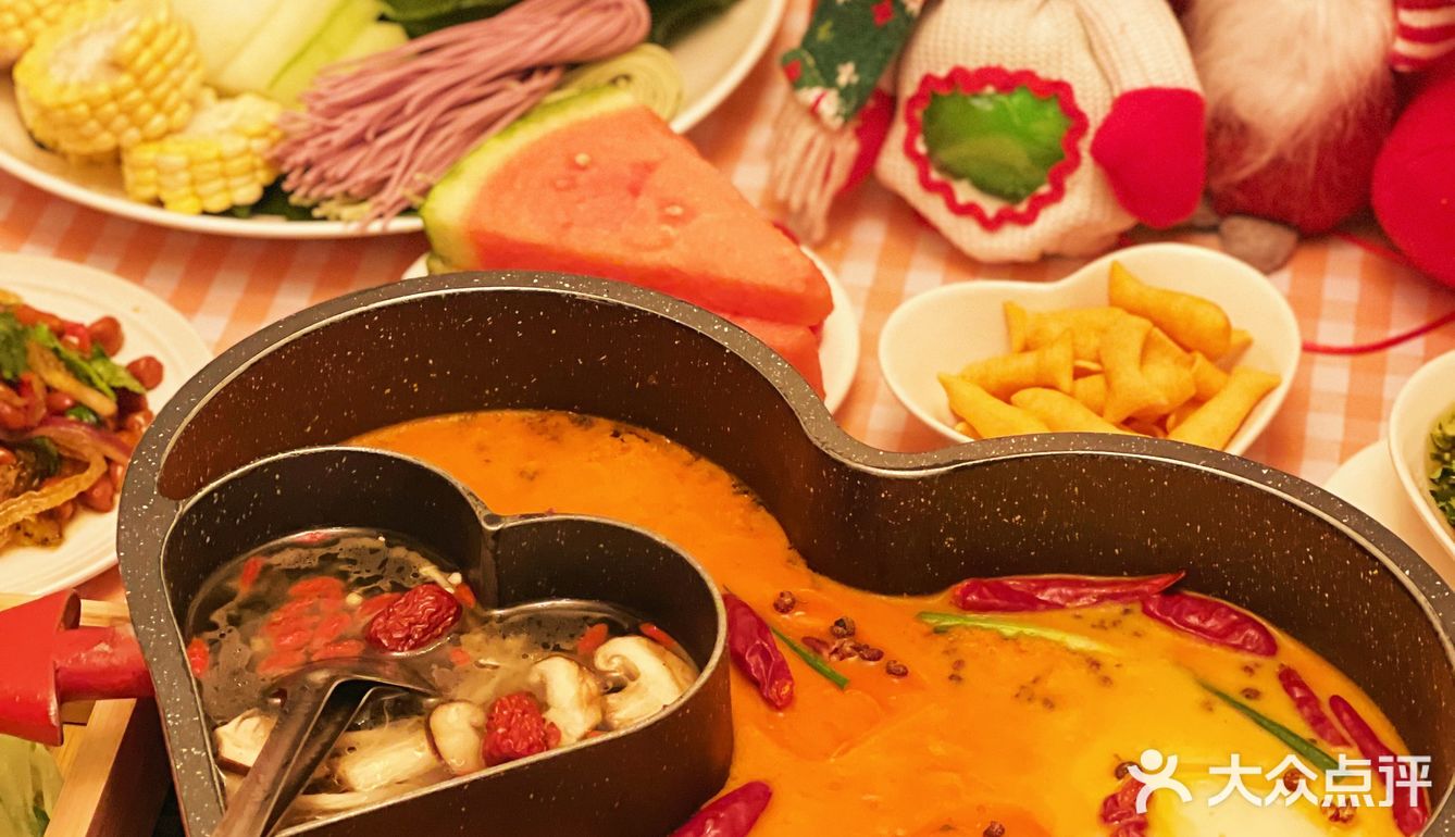 圣诞节约会去哪里💁🏻‍♀️就来会下雪❄️的天台火锅