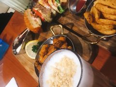 黑糖珠珠奶泡茶-魏斯理汉堡(西安沣东吾悦店)