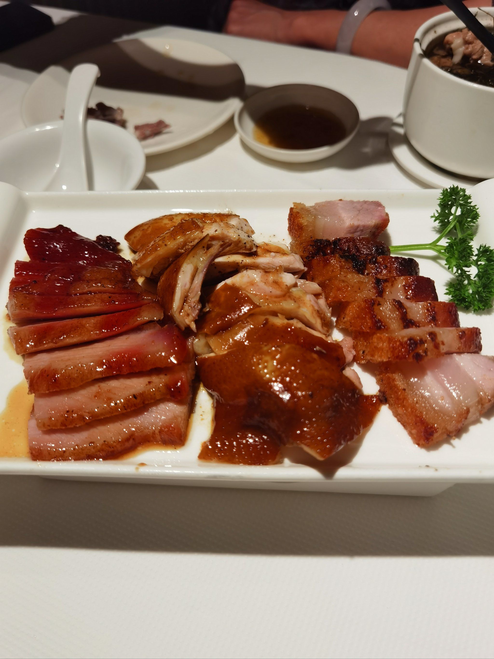 跟着网友推荐来的,真的很不错👍#烧鹅 烧味拼盘三拼