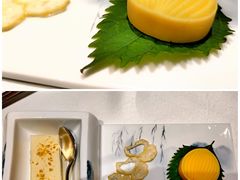 豆浆冰激凌伴自制绿豆糕-澜亭中餐厅·一线江景·尊蓝豪华精选