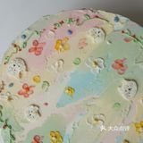 在蛋糕上🍰画画——好看又好吃！