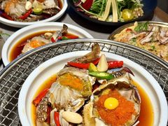 -草家酱蟹炭火烤肉店(珲春南路一店)