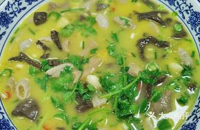 Sour Soup Duck Blood and Intestines