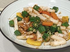 秋葵藕跟肉丁-东海海鲜酒家(中信广场店)