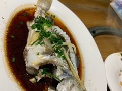清蒸白花鱼-海上驿站渔家菜馆