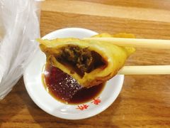 牛肉锅贴-草桥清真牛肉锅贴扁食店