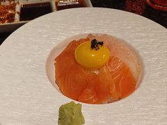 三文鱼甜虾饭-牛焱·和牛烧肉(五大道店)