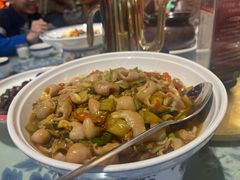 酸芋荷炒大肠-柴火农家·江西赣南菜(土华店)