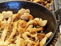 排骨豆角卷子-华盛园卷子王农家菜水库鱼