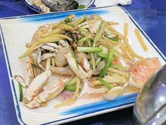姜葱炒三点蟹-东江海鲜大排档·潮汕菜·砂锅粥