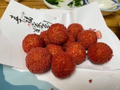 山药榴莲球-聚缘堂·海鲜私房菜(松岭路店)