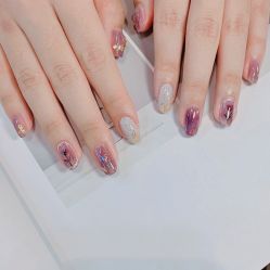 -复古绿·少女主题美甲美睫