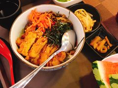 照烧肥牛鸡肉双拼 商务套餐-喜多亭(宜山路店)