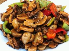 牛肉炒口蘑-杨记小骨头羊杂馆(南五马路店)