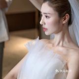 嫁了[调皮]被朋友夸上天像仙女的婚纱穿搭