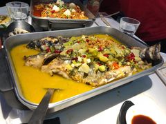 老坛新味酸菜烤鱼-鱼酷活鱼烤鱼(南京水游城店)