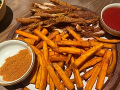 酥皮大肠配手工红薯条-KŌNG胶东小馆(华熙店)