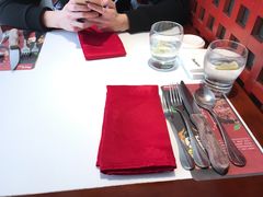 餐具摆设-炙烧战斧牛排餐厅(中山路动壹店)