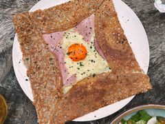 巴黎火腿鸡蛋芝士蘑菇可丽饼-RAC BAR(安福路店)