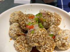 锅巴藕圆元子-全聚贤餐厅·湖北家常菜(沙湖店)