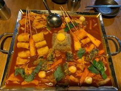 鱼饼火山炒年糕-包装马车·韩国料理·포장마차