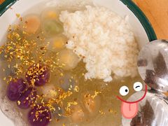 桂花酒酿五彩汤圆冰粉-甜心闲生传统手工冰粉(人民广场店)