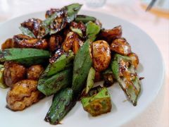 金蒜秋葵爆口蘑-枕水江南(铁西万象汇店)