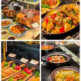 亲子自助餐🦞龙虾海鲜主题餐厅超大户外花园