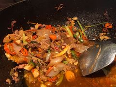 小炒黄牛肉-小隐人家(乐松店)