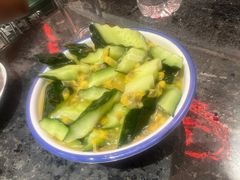 百香果捞青瓜-何妹湿辣牛肉·粤式烧烤砂煲(桂雅路店)