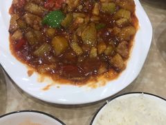 红烧茄子-清真素福拉面丝路美食(六里桥东店)