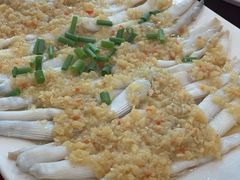 蒜蓉蒸沙虫-聚福饭店