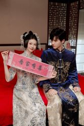 -桃子造型婚纱礼服(凤起广场店)
